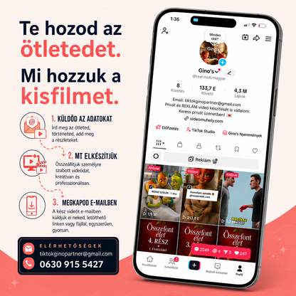 VIDEÓ+ | Egyedi videó készítés ajándékba